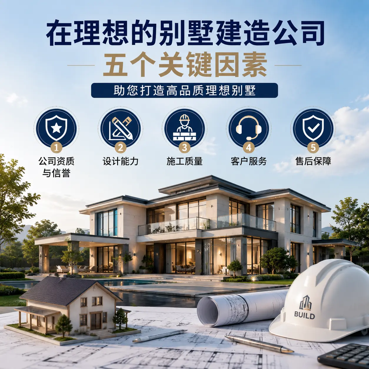 在 安顺 找到理想别墅建造公司的五个关键因素