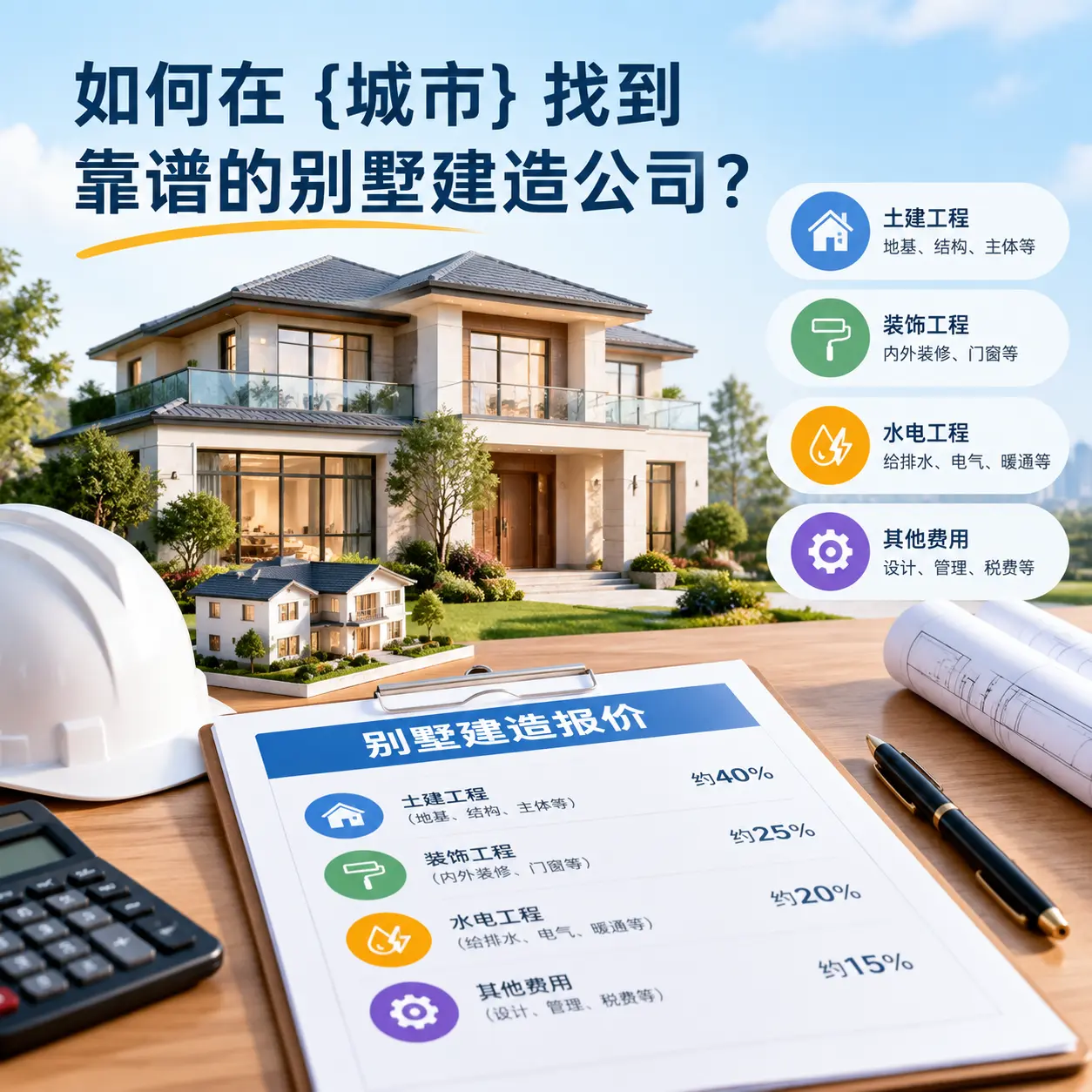 如何在 安顺 找到靠谱的别墅建造公司？