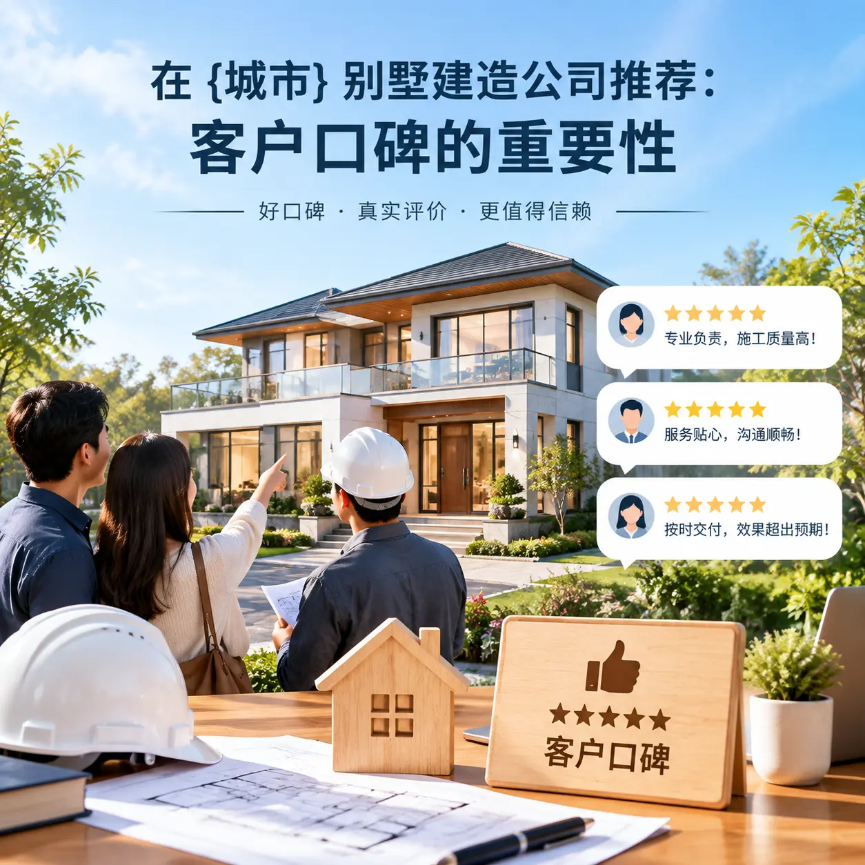在 安顺 别墅建造公司推荐:客户口碑的重要性