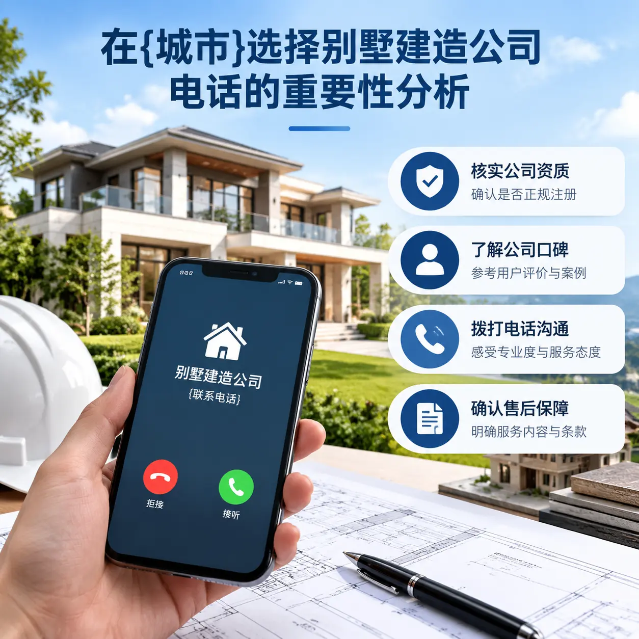 在安顺选择别墅建造公司电话的重要性分析