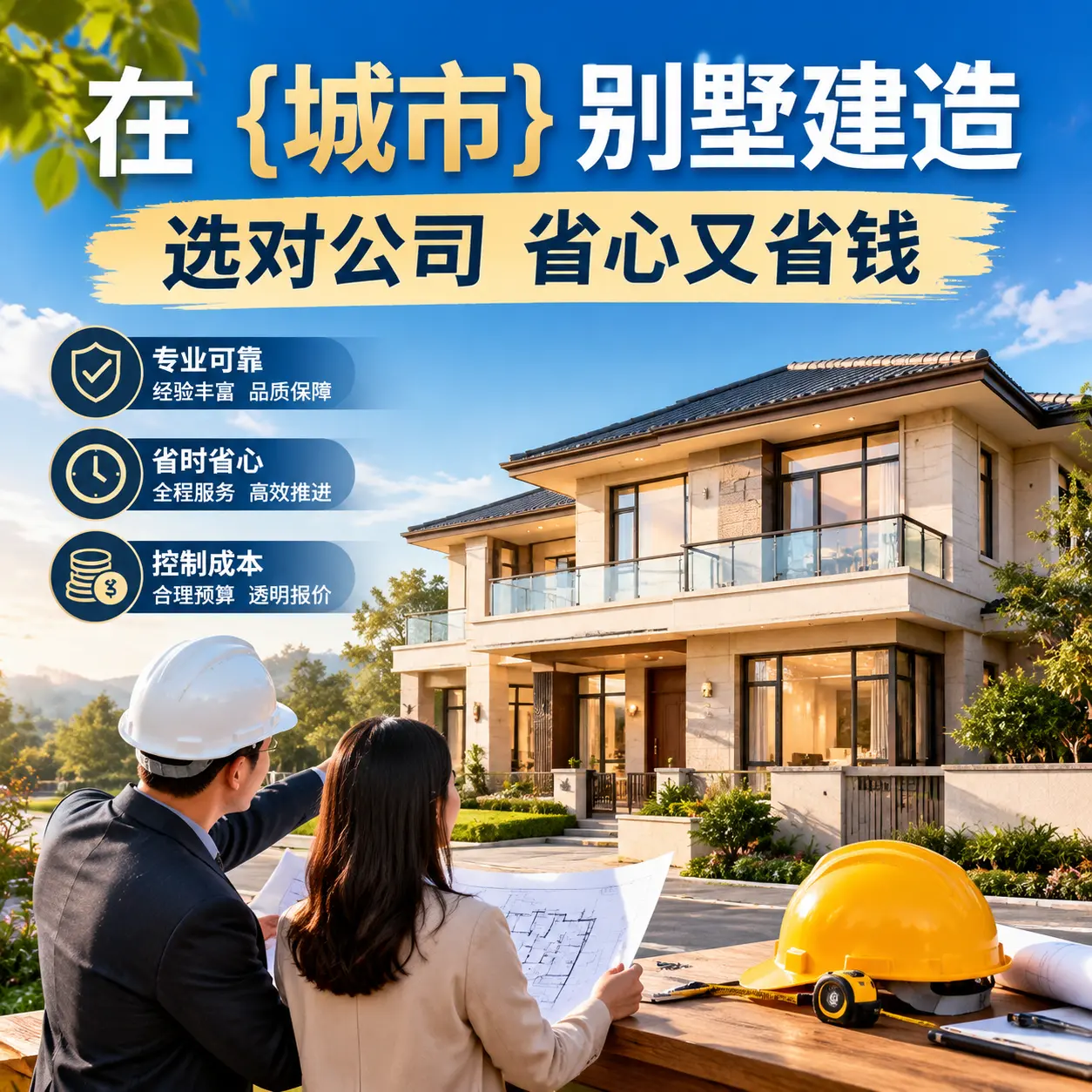 在 安顺 别墅建造，选对公司省心又省钱