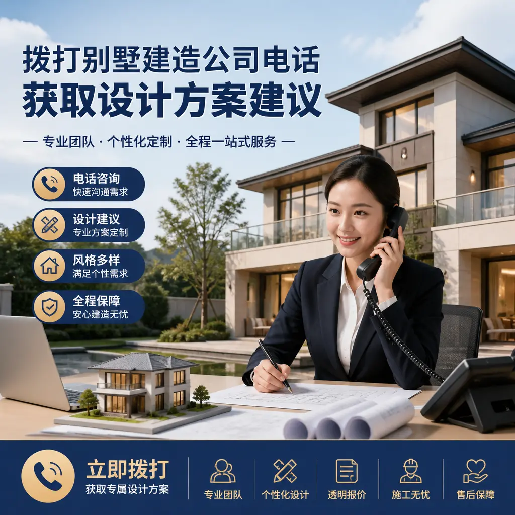 拨打安顺别墅建造公司电话,获取设计方案建议