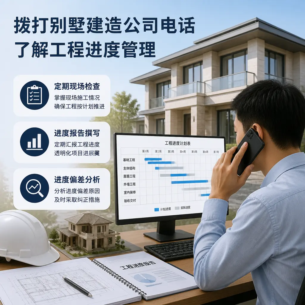 拨打安顺别墅建造公司电话,了解工程进度管理
