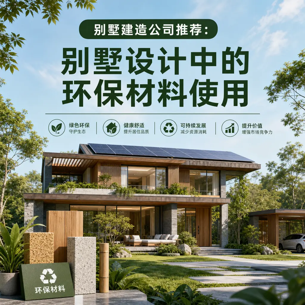 别墅建造公司推荐: 安顺 别墅设计中的环保材料使用
