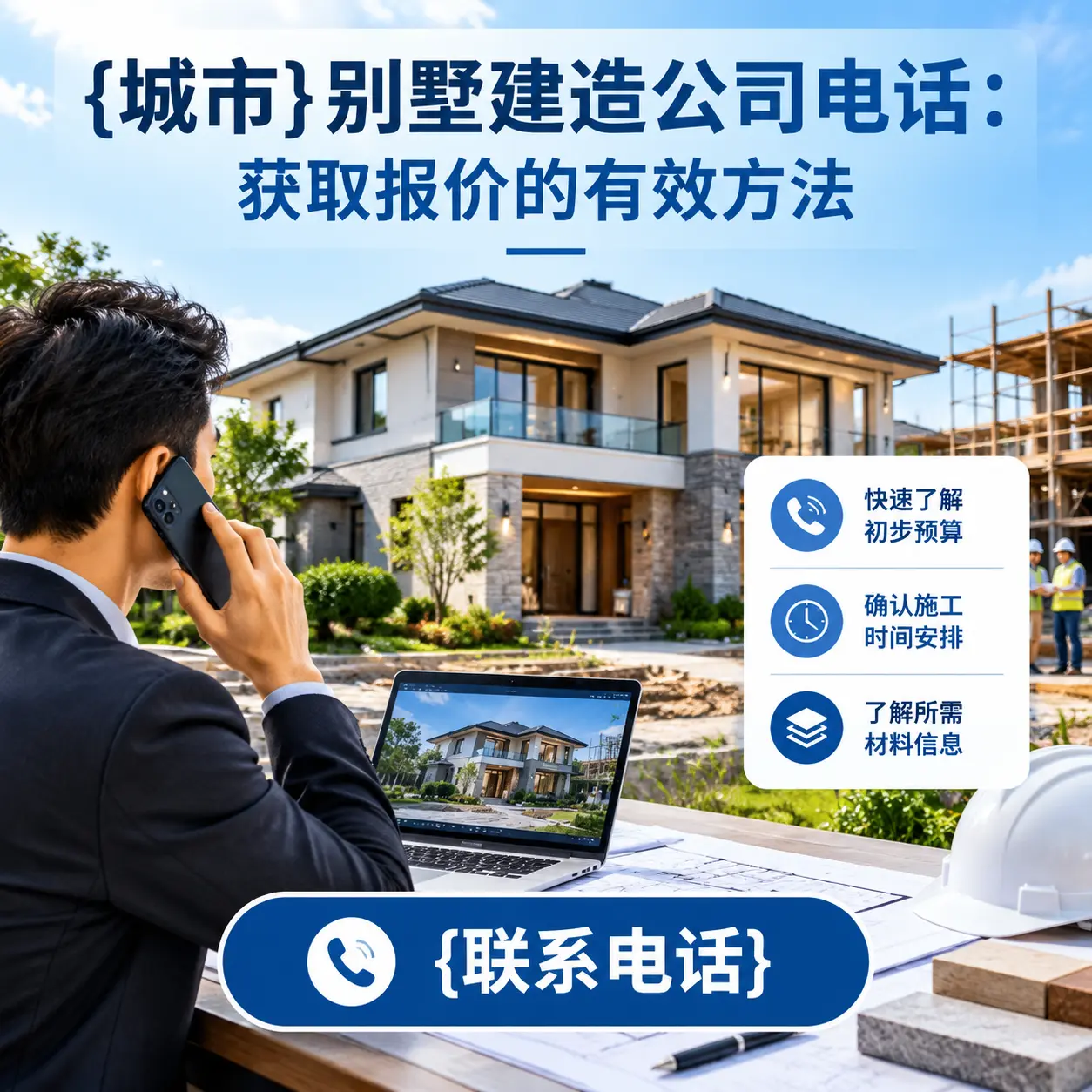安顺别墅建造公司电话:获取报价的有效方法