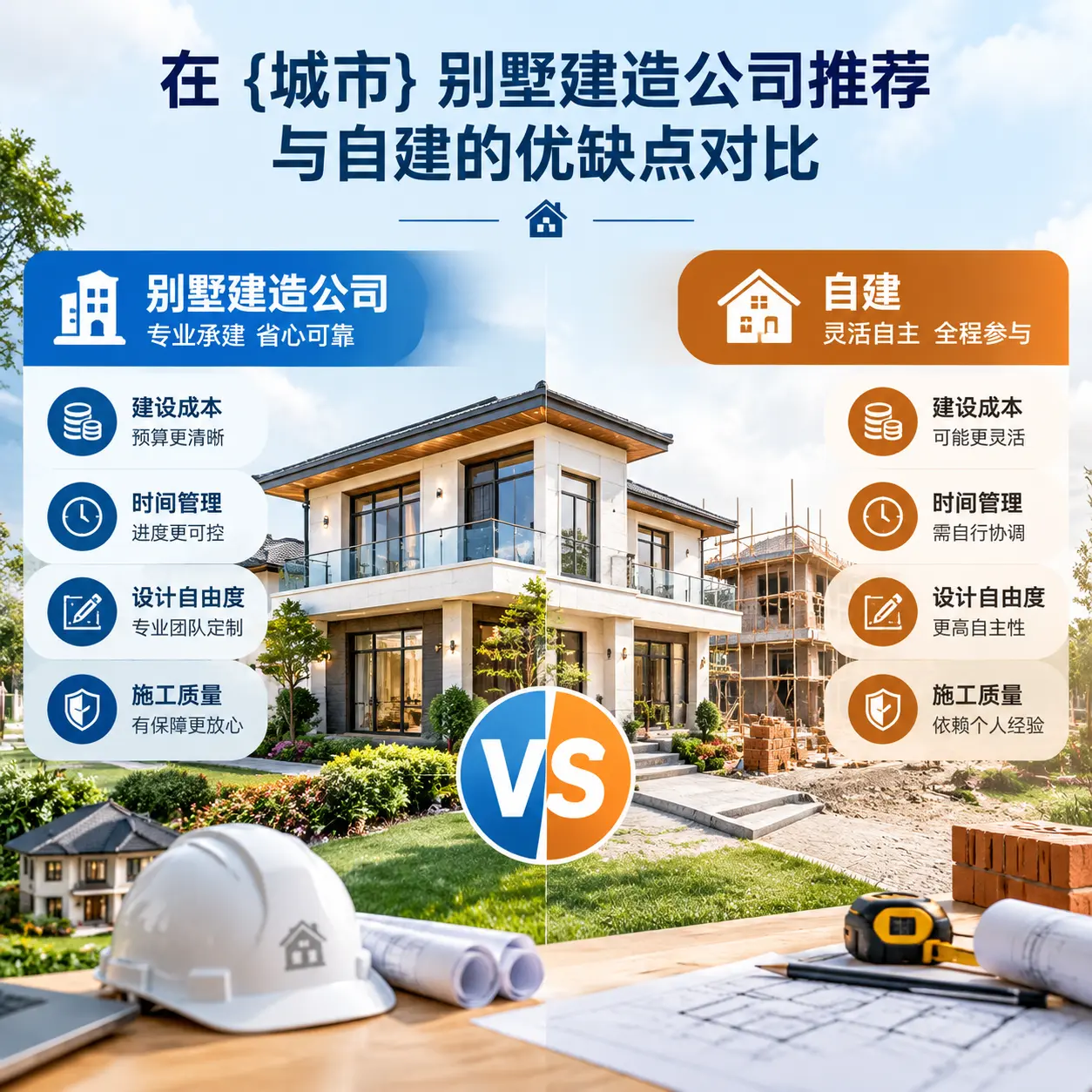 在 安顺 别墅建造公司推荐与自建的优缺点对比